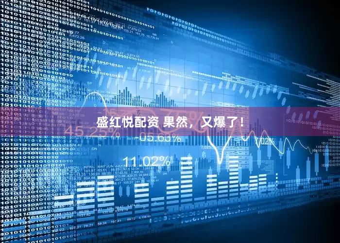盛红悦配资 果然，又爆了！